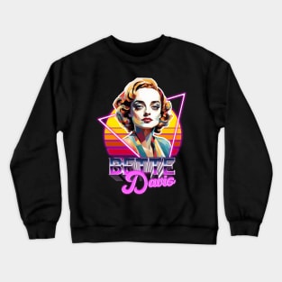 bette davis neon sunset Crewneck Sweatshirt